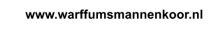 www.warffumsmannenkoor.nl